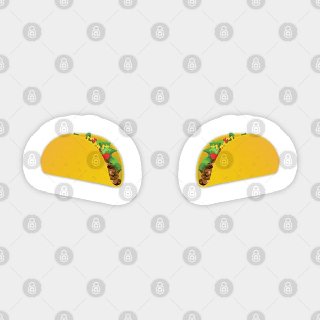 Taco Boobs Sticker by LiminalSpaceDesigns